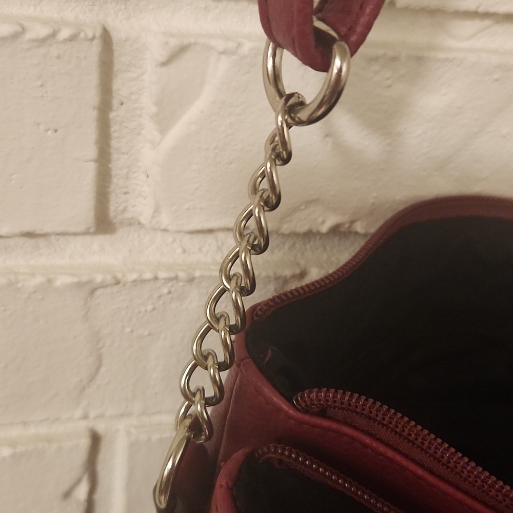 Vintage Rosetti Burgundy Shoulder Bag EUC - Picture 6 of 9